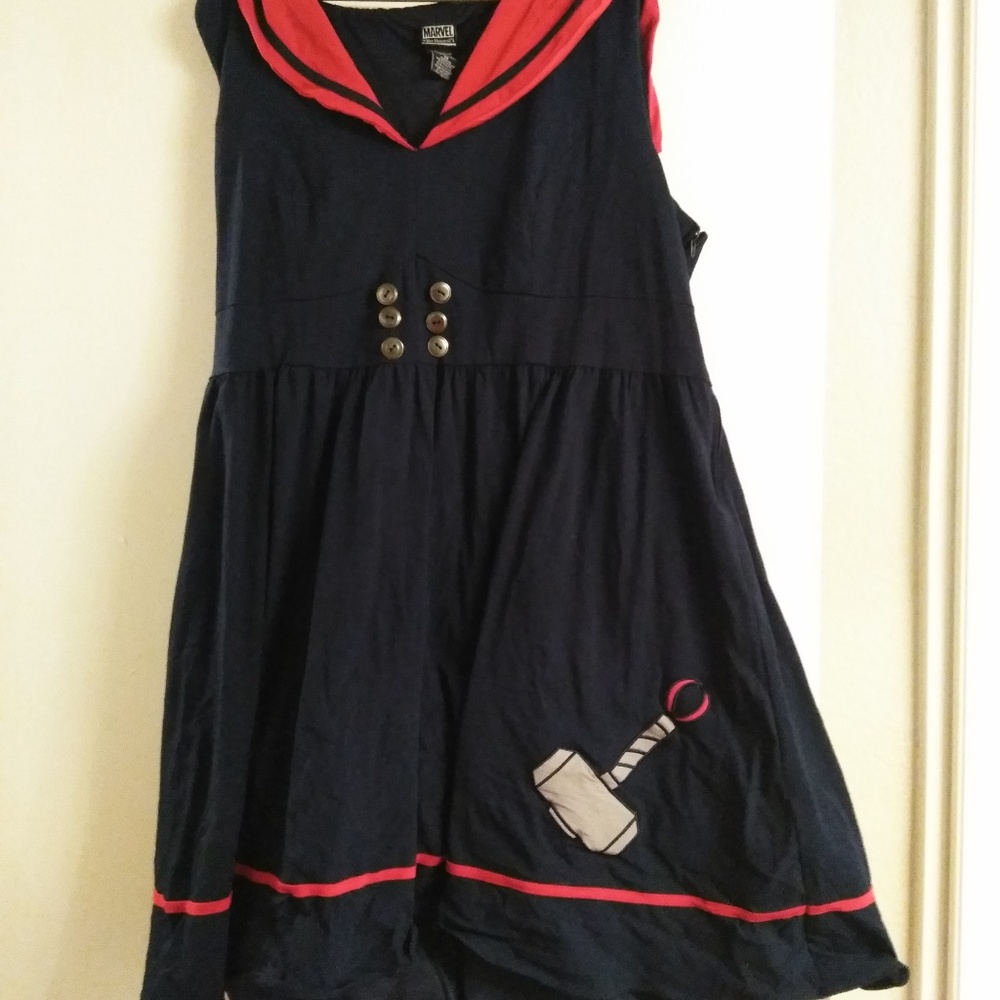 Blue Thor Sailor Dress
